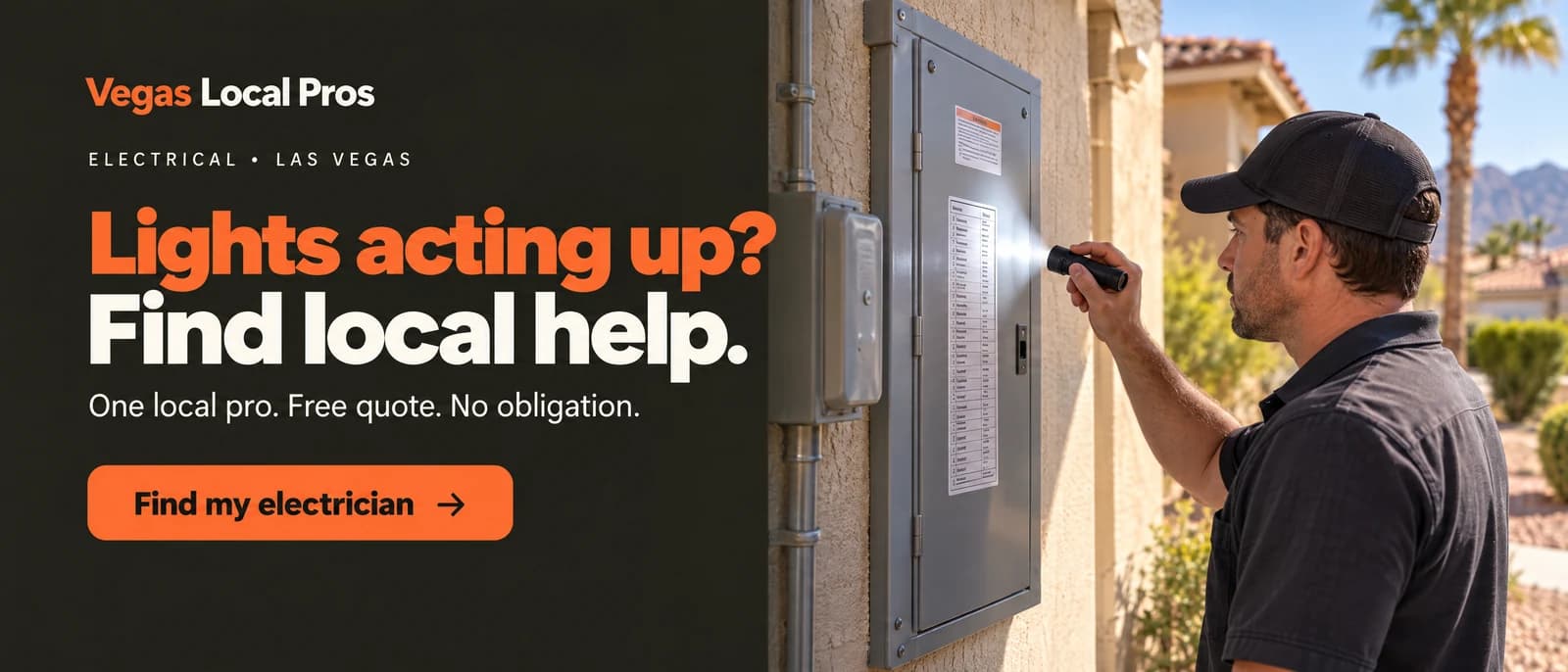 Electrical in Las Vegas — one local pro, free quote, no obligation