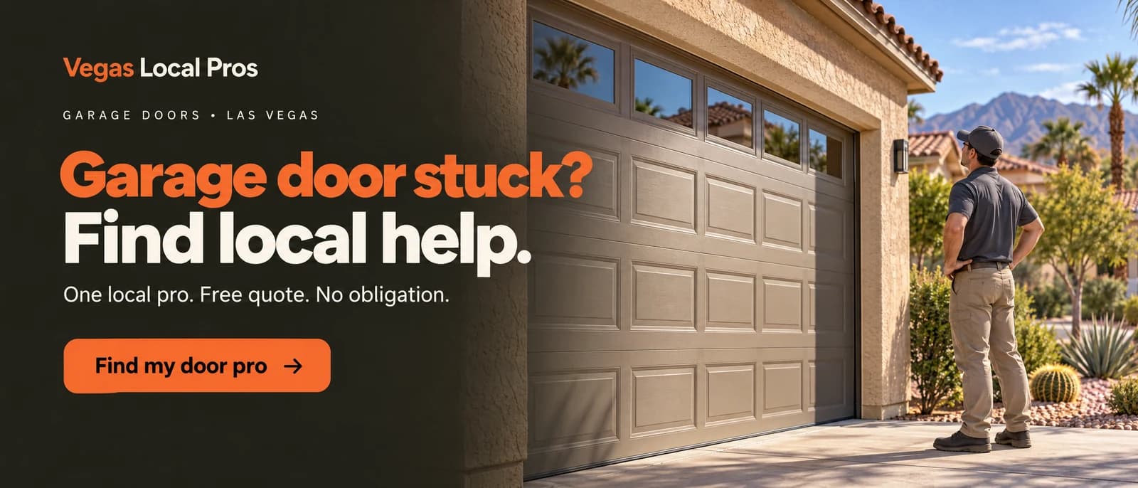 Garage Doors in Las Vegas — one local pro, free quote, no obligation