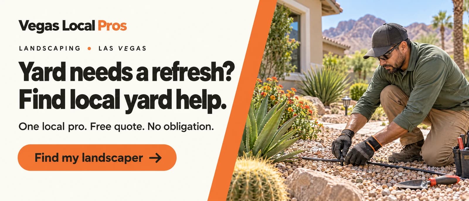 Landscaping in Las Vegas — one local pro, free quote, no obligation