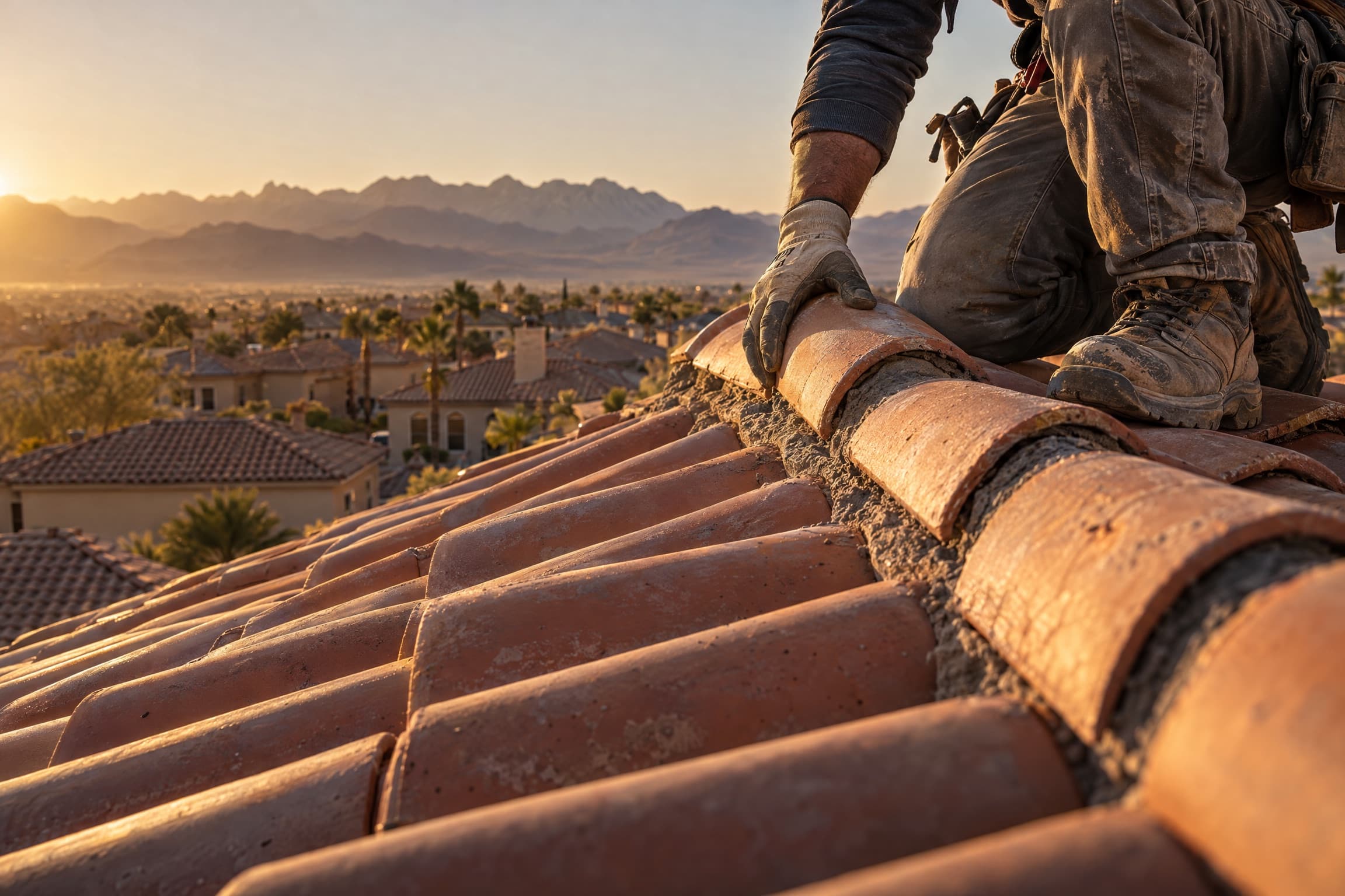 Roofing work in Summerlin, Las Vegas